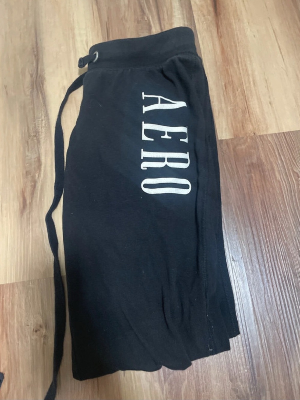 Aeropostale Black Mini Skirt with Drawstring Waist